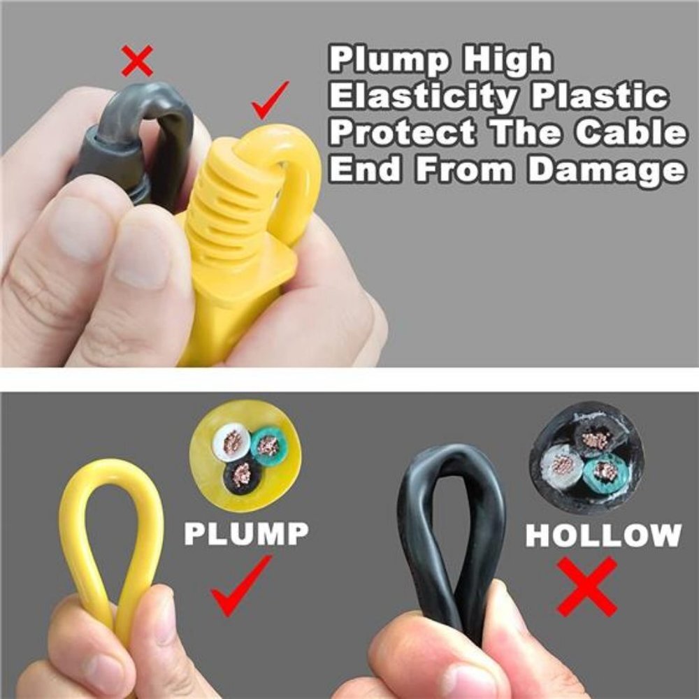 Outdoor Extension Cord 75 Foot Waterproof, 16/3 Gauge, 3 Prong Heavy Duty - Picture 3 of 6